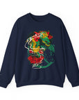 Vibrant Unisex Crewneck Sweatshirt with Unique Artwork, Cozy Gift for Art Lovers, Statement Apparel, Ideal for Casual Wear, Unisex Sweater