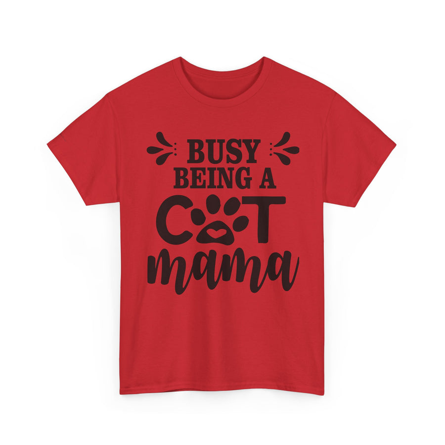 Busy Being a Cat Mama Unisex Heavy Cotton Tee, Cute Cat Lover Shirt, Gifts for Cat Moms, Pet Owner Apparel, Animal Lovers Tee, Unique [...]
