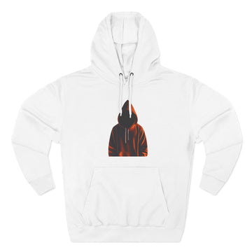 Cozy Three-Panel Fleece Hoodie for All Seasons, Unisex Graphic Sweatshirt, Casual Layering, Gifting for Friends & Family