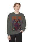 Pug Life Unisex Garment-Dyed Sweatshirt, Cute Dog Apparel, Animal Lover Gift, Cozy Sweatshirt, Pet Owner Fashion