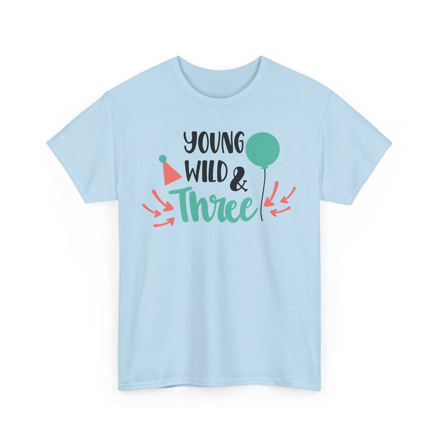 Young, Wild & Three Unisex Tee | Birthday Party Shirt, Kids Celebration Outfit, Fun Graphic Tee, Unisex Cotton T-Shirt, Playful [...]