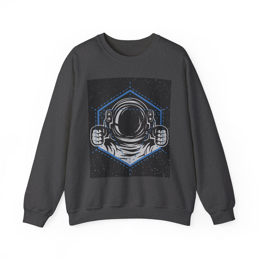Cosmic Vibes Sweatshirt | Unisex Space Themed Crewneck | Perfect for Astronaut Lovers, Unique Gift, Casual Wear, Cozy Style