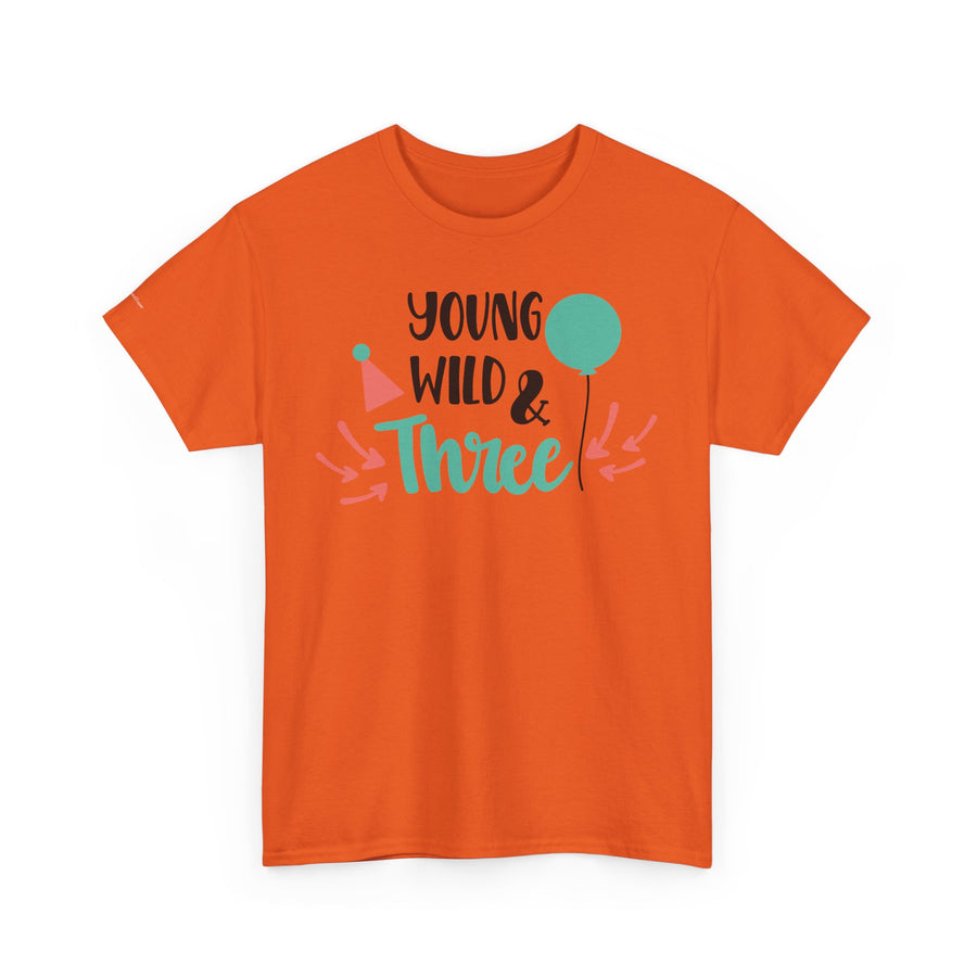 Young, Wild & Three Unisex Tee | Birthday Party Shirt, Kids Celebration Outfit, Fun Graphic Tee, Unisex Cotton T-Shirt, Playful [...]