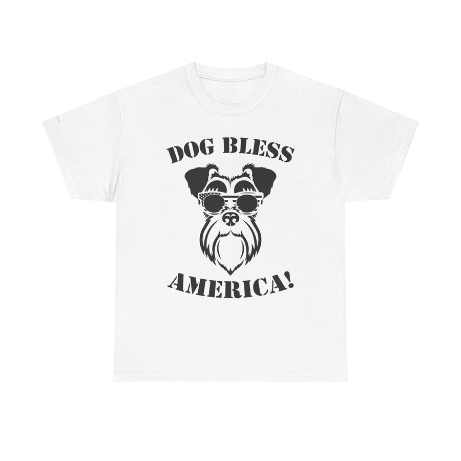 Dog Bless America Tee, Funny Dog Lover Shirt, Pet Owner Gift, Unisex Graphic Tee, Animal Lover Apparel, Casual Cotton T-Shirt