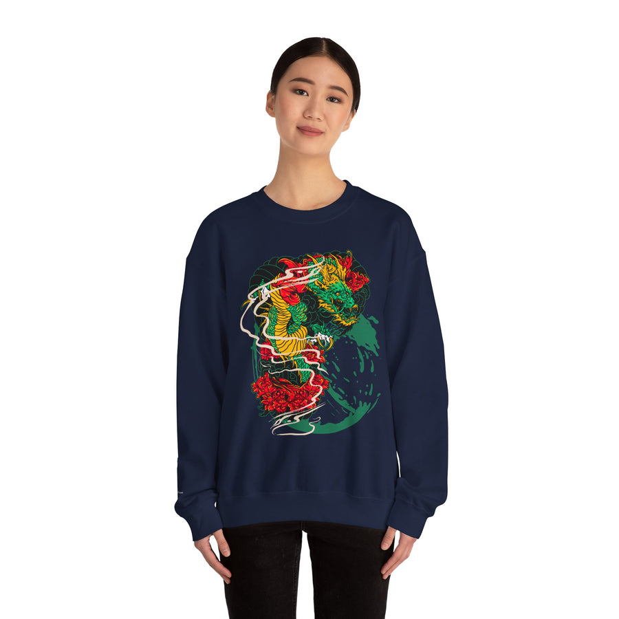 Vibrant Unisex Crewneck Sweatshirt with Unique Artwork, Cozy Gift for Art Lovers, Statement Apparel, Ideal for Casual Wear, Unisex Sweater