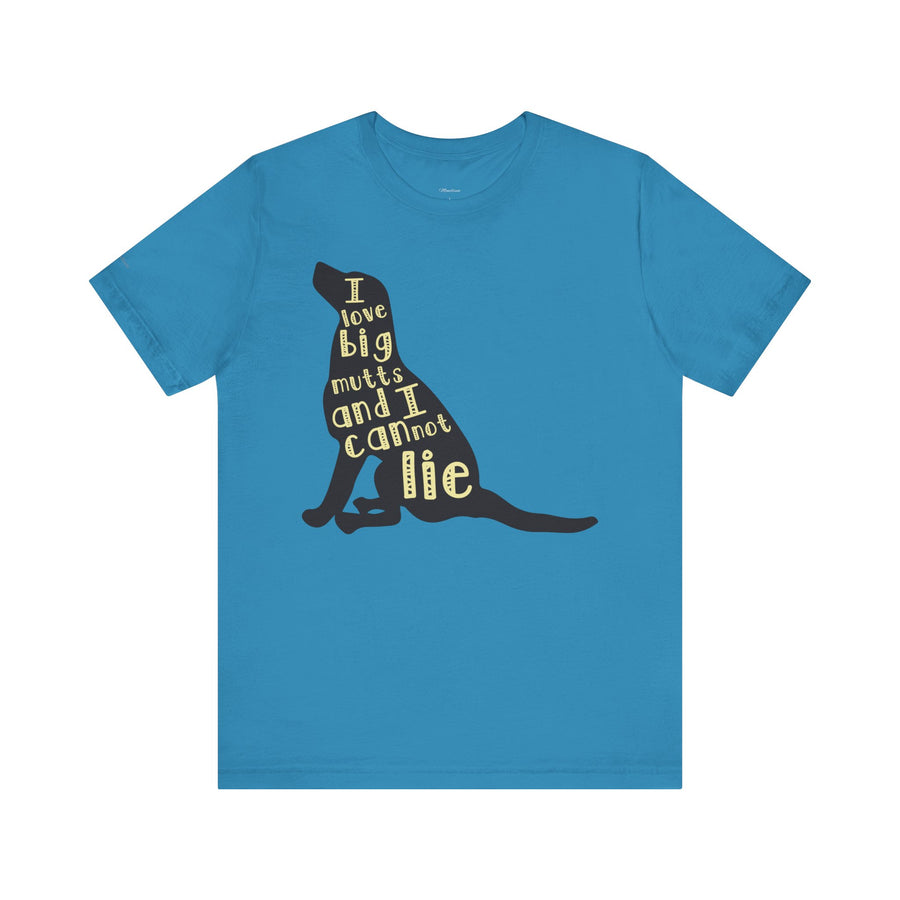 Dog Lover Graphic Tee - I Love Big Mutts, Unisex Shirt, Pet Gift, Casual Wear, Animal Lover Apparel, Birthday Gift