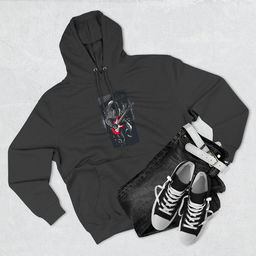 Rock Your Style Three-Panel Fleece Hoodie - Perfect for Concerts, Casual Wear, Gifts for Musicians, Cozy Layering, Unisex Fashion
