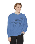 Pet Anatomy Sweatshirt, Unisex Cozy Top, Dog Lover Gift, Funny Animal Apparel, Casual Sweatshirt, Gift for Dog Owners