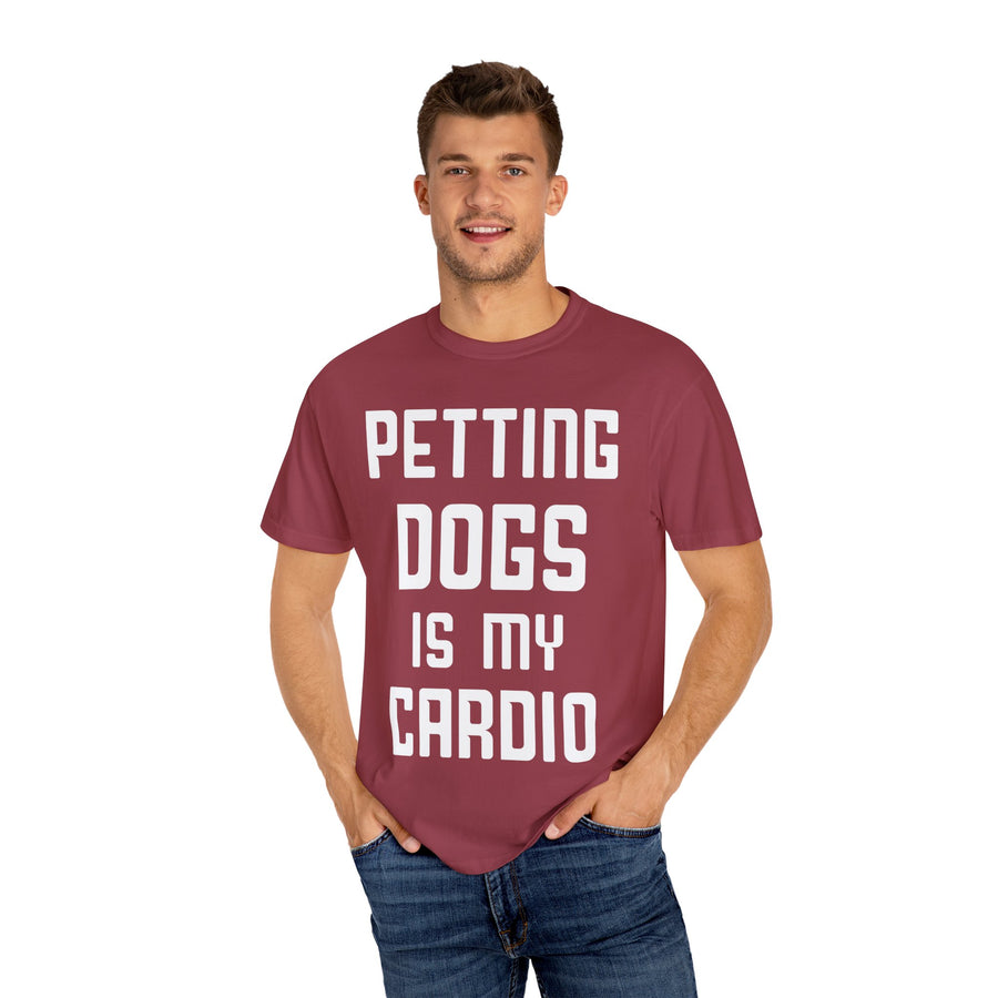 Pet Lover's Cardio T-Shirt - Dog Enthusiast Apparel, Gift for Dog Owners, Casual Wear, Fun Pet Sweatshirt, Unique Pet Lover Gift