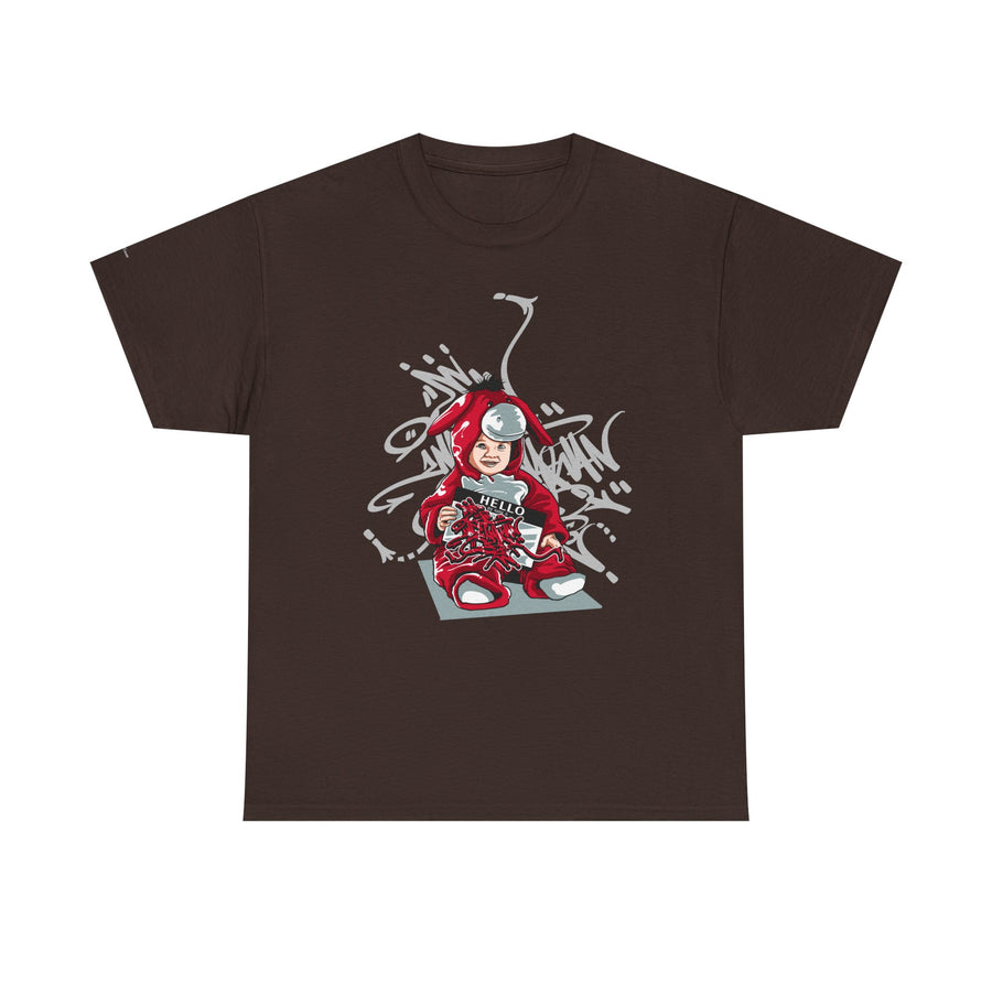 Urban Graffiti Unisex Tee, Stylish Cotton Tee, Streetwear T-Shirt, Trendy Graphic Tee, Casual Everyday Wear, Gift for Art Lovers