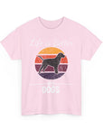 Retro Dog Lover Tee, Unisex Cotton T-Shirt, Gift for Dog Owners, Vintage Style Pet Apparel, Outdoor Adventure Shirt