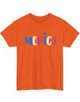 'Merica Unisex Heavy Cotton Tee - Patriotic Shirt for Independence Day, BBQs, Casual Wear, Gifts