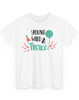 Young, Wild & Three Unisex Tee | Birthday Party Shirt, Kids Celebration Outfit, Fun Graphic Tee, Unisex Cotton T-Shirt, Playful [...]
