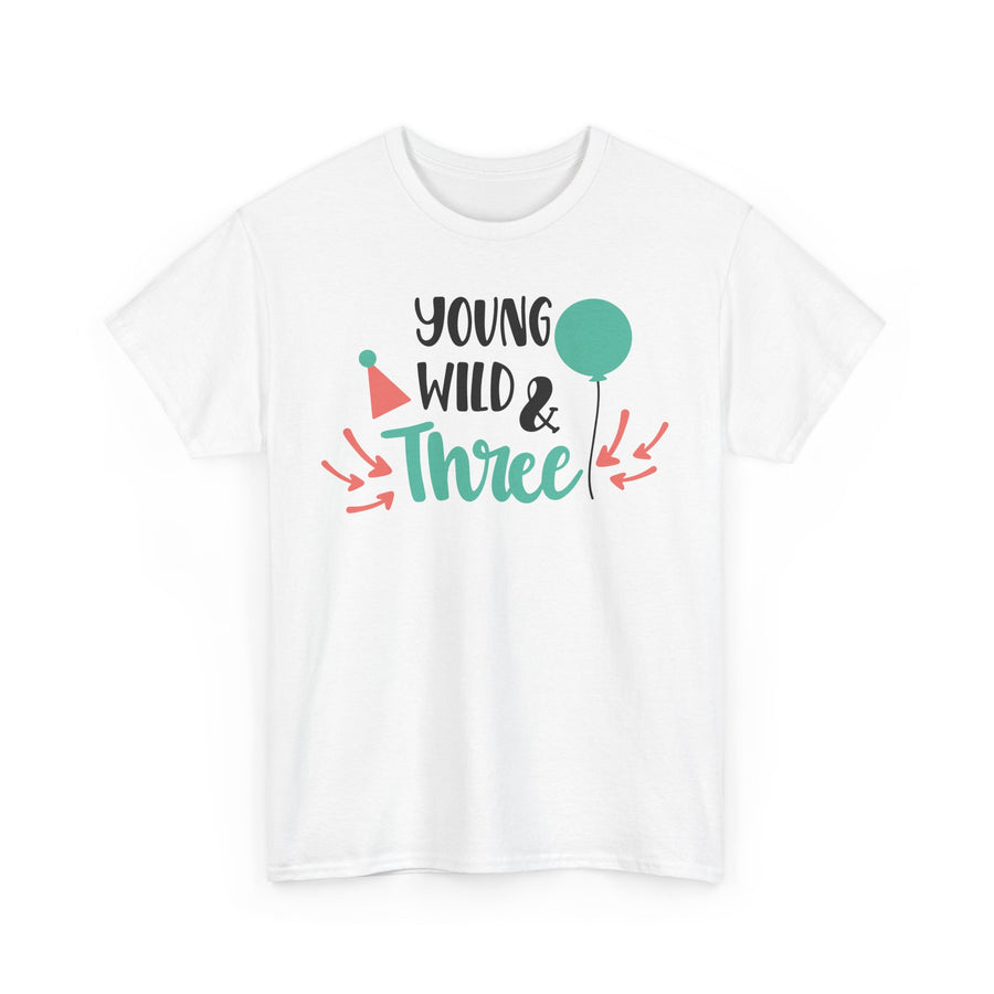 Young, Wild & Three Unisex Tee | Birthday Party Shirt, Kids Celebration Outfit, Fun Graphic Tee, Unisex Cotton T-Shirt, Playful [...]
