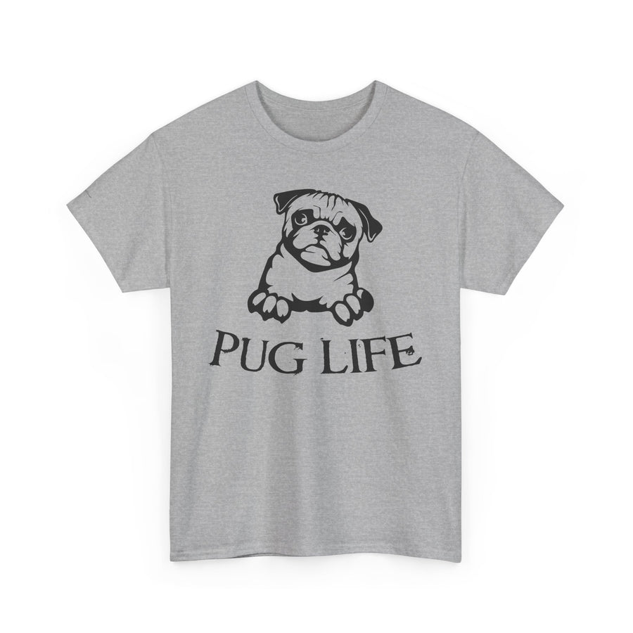 Pug Life Unisex Tee, Fun Pet Lover Shirt, Dog Mom Gift, Quirky Animal Graphic Tee, Casual Everyday Wear