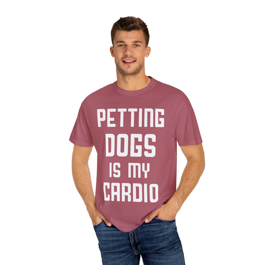 Pet Lover's Cardio T-Shirt - Dog Enthusiast Apparel, Gift for Dog Owners, Casual Wear, Fun Pet Sweatshirt, Unique Pet Lover Gift