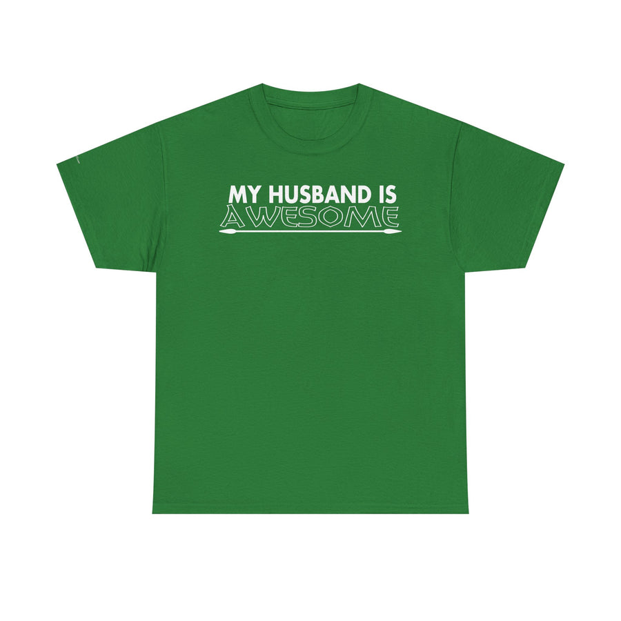 Awesome Husband Unisex Tee - Playful Typography Design