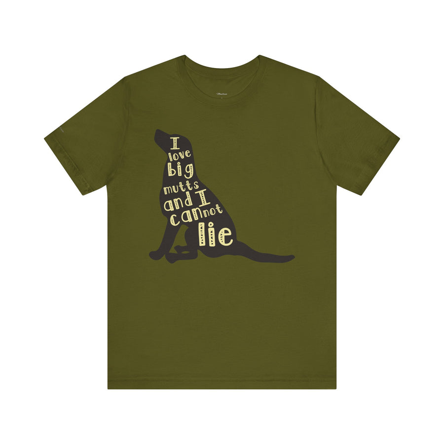Dog Lover Graphic Tee - I Love Big Mutts, Unisex Shirt, Pet Gift, Casual Wear, Animal Lover Apparel, Birthday Gift