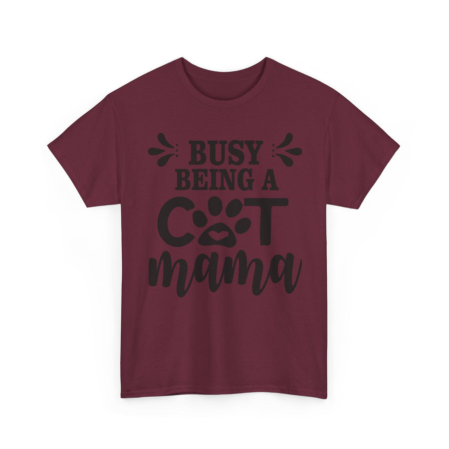 Busy Being a Cat Mama Unisex Heavy Cotton Tee, Cute Cat Lover Shirt, Gifts for Cat Moms, Pet Owner Apparel, Animal Lovers Tee, Unique [...]