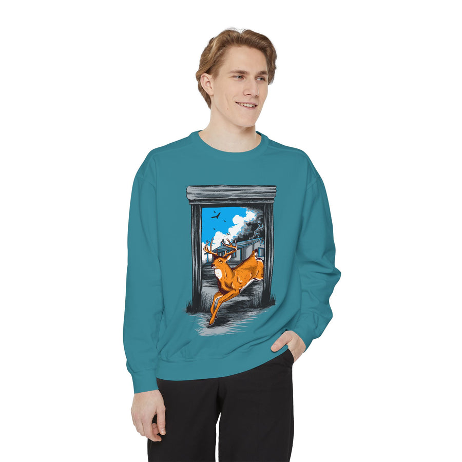 Unisex Adventure Sweatshirt - Cozy, Artistic Apparel for Nature Lovers, Perfect for Gifts, Birthdays, or Everyday Wear