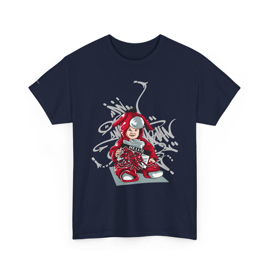 Urban Graffiti Unisex Tee, Stylish Cotton Tee, Streetwear T-Shirt, Trendy Graphic Tee, Casual Everyday Wear, Gift for Art Lovers