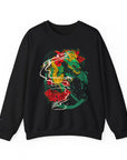 Vibrant Unisex Crewneck Sweatshirt with Unique Artwork, Cozy Gift for Art Lovers, Statement Apparel, Ideal for Casual Wear, Unisex Sweater