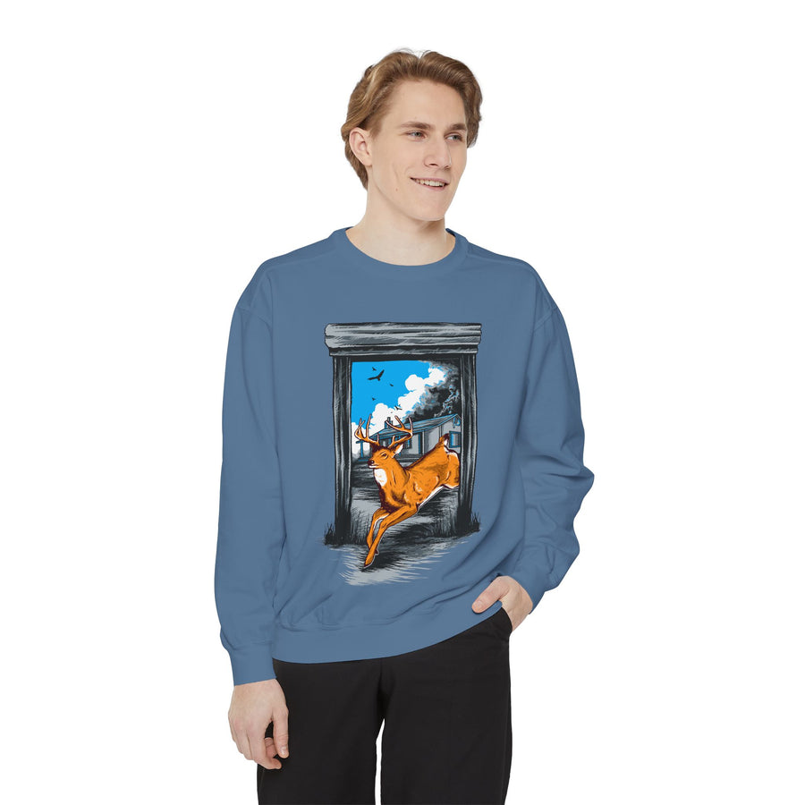 Unisex Adventure Sweatshirt - Cozy, Artistic Apparel for Nature Lovers, Perfect for Gifts, Birthdays, or Everyday Wear