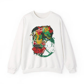 Vibrant Unisex Crewneck Sweatshirt with Unique Artwork, Cozy Gift for Art Lovers, Statement Apparel, Ideal for Casual Wear, Unisex Sweater