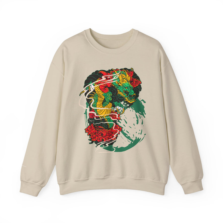 Vibrant Unisex Crewneck Sweatshirt with Unique Artwork, Cozy Gift for Art Lovers, Statement Apparel, Ideal for Casual Wear, Unisex Sweater