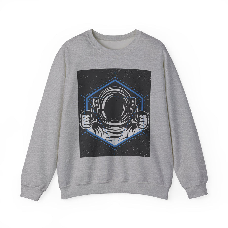 Cosmic Vibes Sweatshirt | Unisex Space Themed Crewneck | Perfect for Astronaut Lovers, Unique Gift, Casual Wear, Cozy Style
