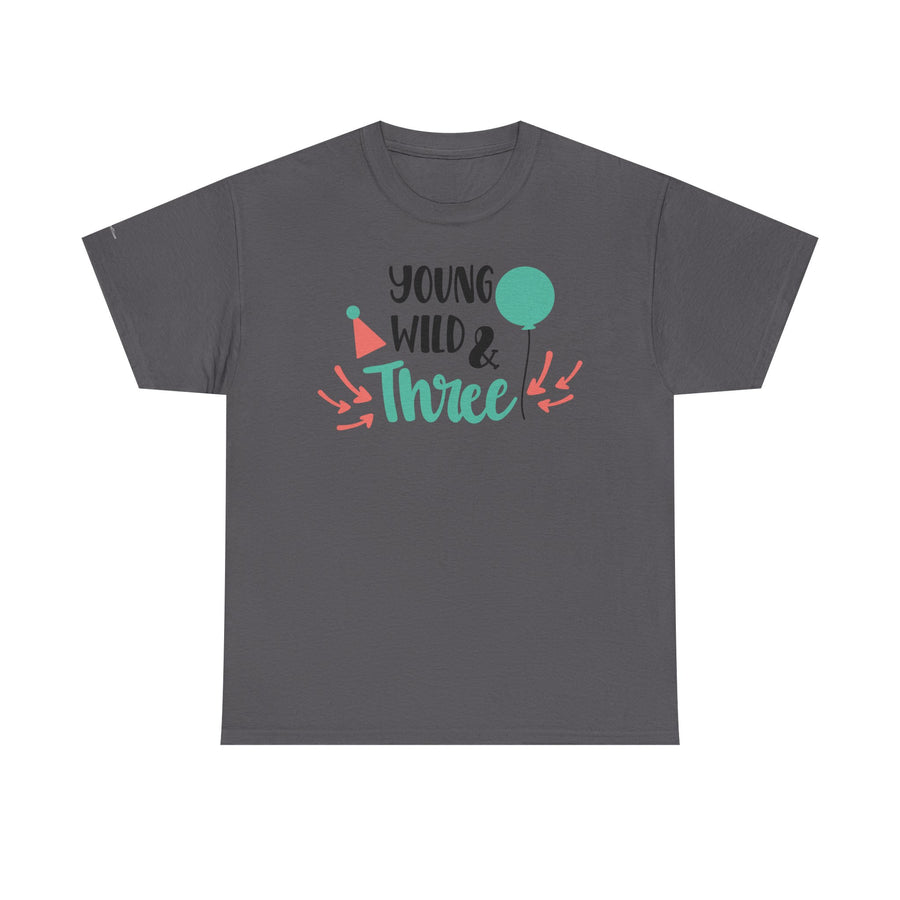 Young, Wild & Three Unisex Tee | Birthday Party Shirt, Kids Celebration Outfit, Fun Graphic Tee, Unisex Cotton T-Shirt, Playful [...]
