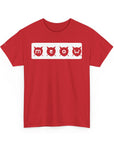 Playful Cat-Themed Unisex Heavy Cotton Tee, Funny Animal Shirt, Gift for Cat Lovers, Casual Wear, Perfect for Birthdays or Holidays