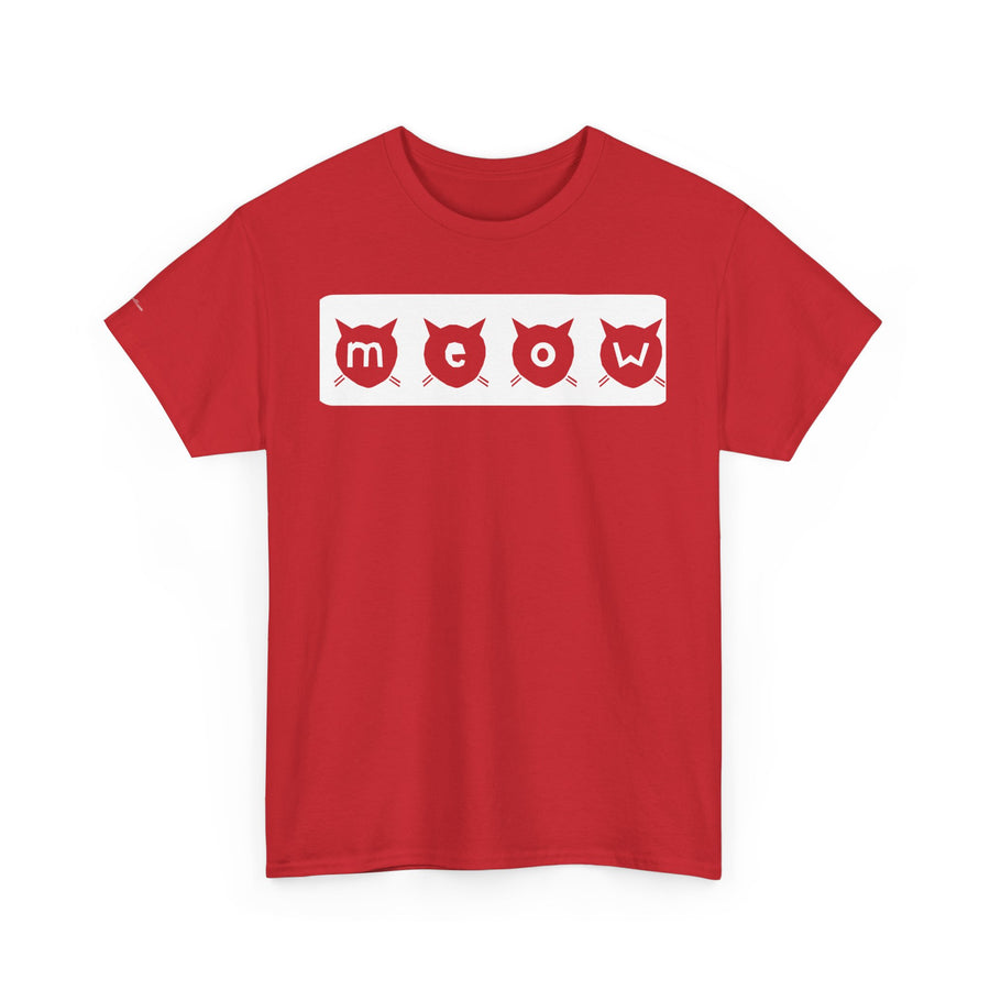 Playful Cat-Themed Unisex Heavy Cotton Tee, Funny Animal Shirt, Gift for Cat Lovers, Casual Wear, Perfect for Birthdays or Holidays