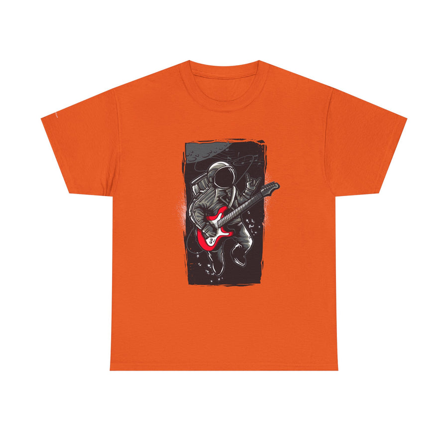 Astronaut Guitarist Unisex Tee, Cool Music Shirt, Space Lover Gift, Concert Apparel, Casual Outfit, Unique Graphic Tee