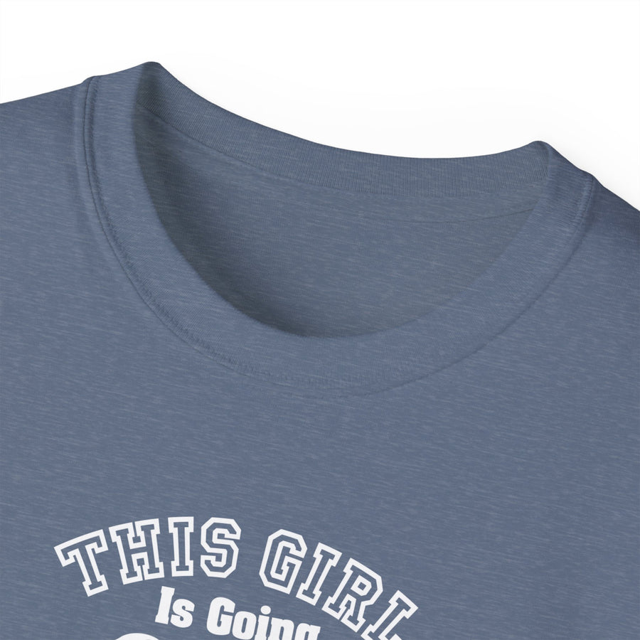 Stylish Fitness Tee for Moms, This Girl is Gaining Mommy Strength, Gift for Active Moms, Workout Shirt, Casual Wear, Unisex Cotton Tee