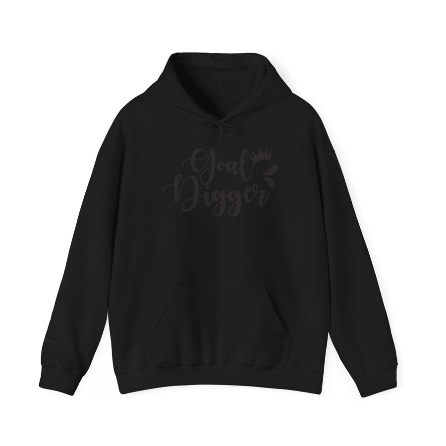 Goal Digger Motivational Hoodie | Unisex Heavy Blend Sweatshirt | Gift for Entrepreneurs, Students, Inspiration, Self-Love, Goals