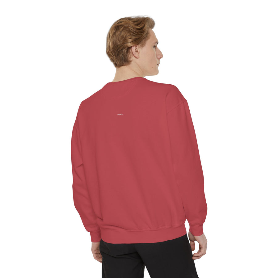 Hug-Themed Garment-Dyed Sweatshirt - Perfect for Gifting, Cozy Outfits, Casual Wear, Birthday Surprises, Everyday Comfort