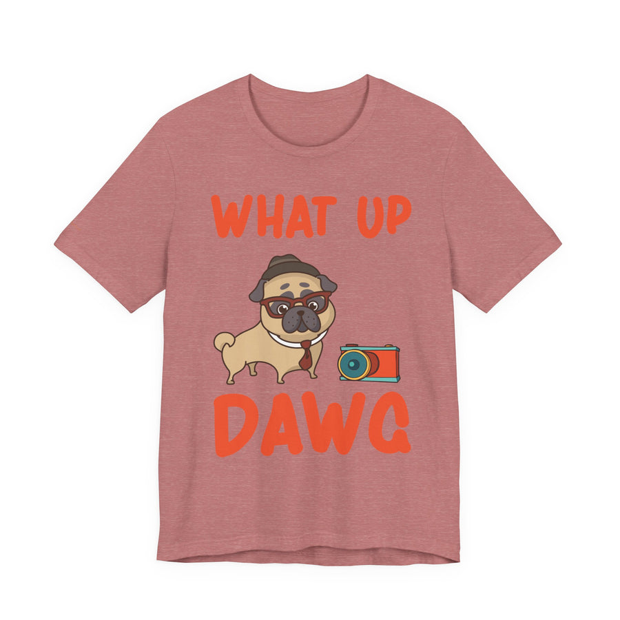 Pug Humor Tee, Cute Dog Shirt for Pet Lovers, Funny Gift for Dog Owners, Casual Wear for Animal Lovers, Pet Lover T-Shirt