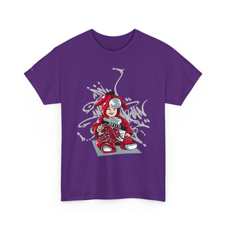 Urban Graffiti Unisex Tee, Stylish Cotton Tee, Streetwear T-Shirt, Trendy Graphic Tee, Casual Everyday Wear, Gift for Art Lovers