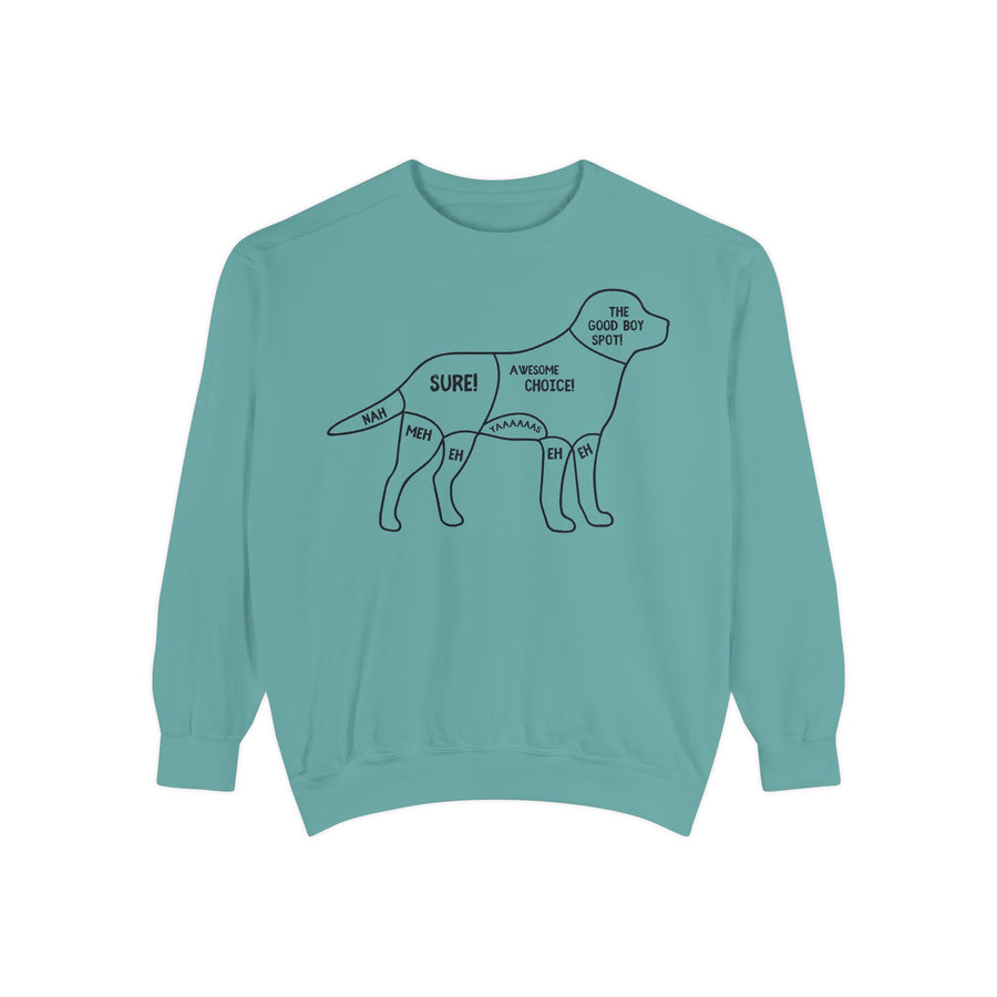 Pet Anatomy Sweatshirt, Unisex Cozy Top, Dog Lover Gift, Funny Animal Apparel, Casual Sweatshirt, Gift for Dog Owners