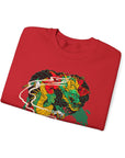 Vibrant Unisex Crewneck Sweatshirt with Unique Artwork, Cozy Gift for Art Lovers, Statement Apparel, Ideal for Casual Wear, Unisex Sweater