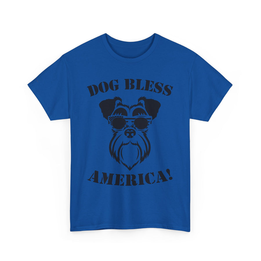 Dog Bless America Tee, Funny Dog Lover Shirt, Pet Owner Gift, Unisex Graphic Tee, Animal Lover Apparel, Casual Cotton T-Shirt