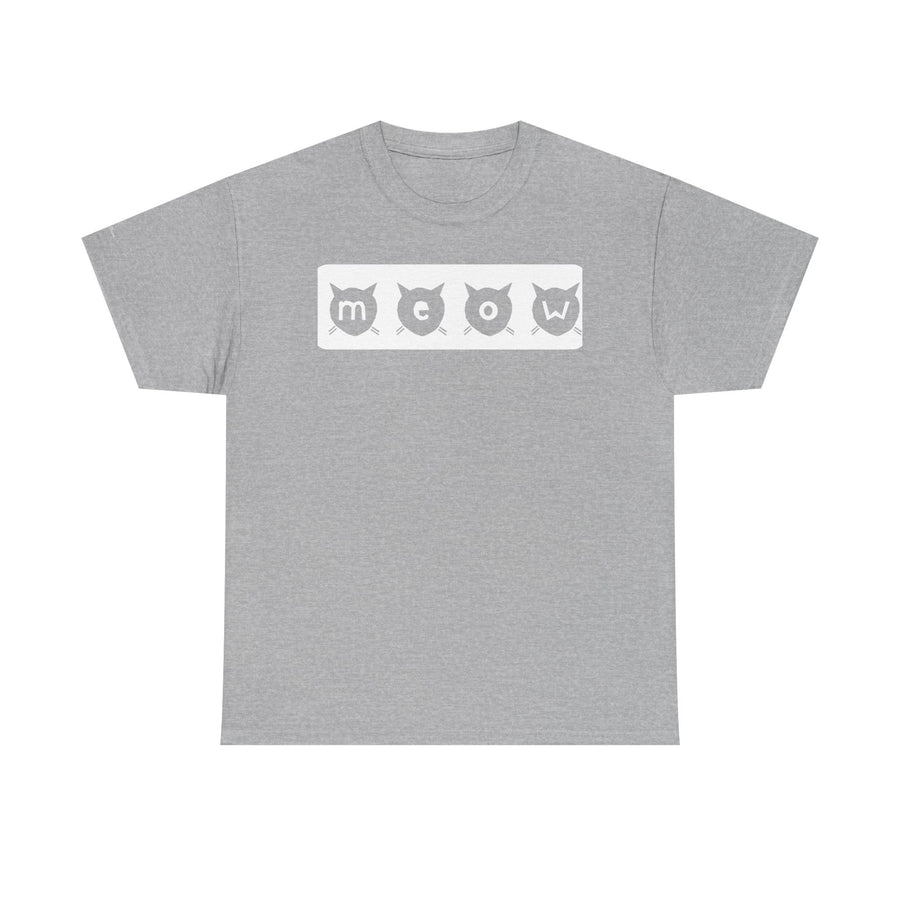 Playful Cat-Themed Unisex Heavy Cotton Tee, Funny Animal Shirt, Gift for Cat Lovers, Casual Wear, Perfect for Birthdays or Holidays