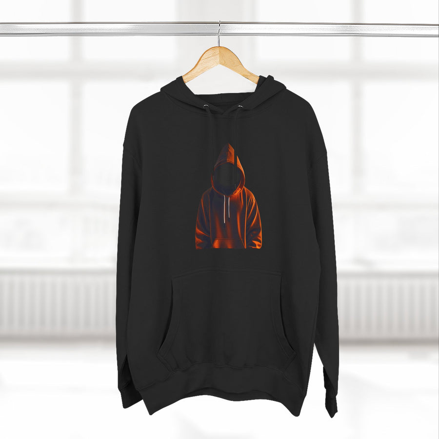 Cozy Three-Panel Fleece Hoodie for All Seasons, Unisex Graphic Sweatshirt, Casual Layering, Gifting for Friends & Family