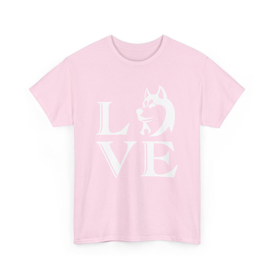 Stylish Dog Lover Tee | Unisex Cotton Shirt with 'LOVE' Design, Pet Gift, Birthday Gift, Casual Wear, Dog Mom, Animal Lover