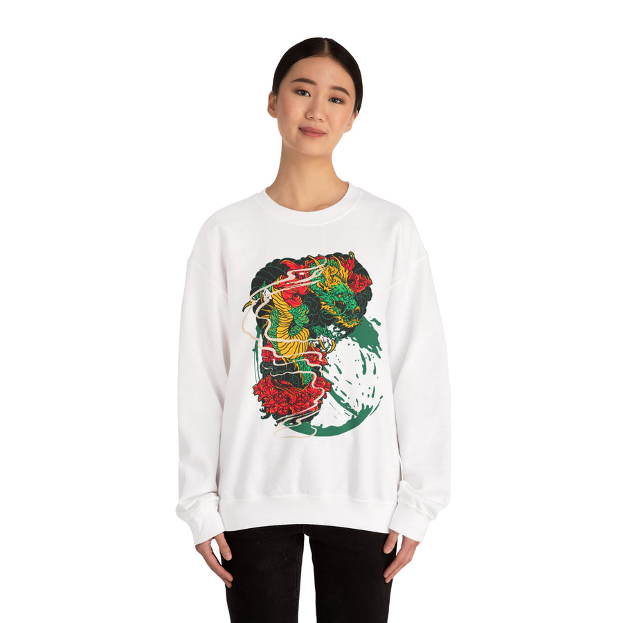 Vibrant Unisex Crewneck Sweatshirt with Unique Artwork, Cozy Gift for Art Lovers, Statement Apparel, Ideal for Casual Wear, Unisex Sweater