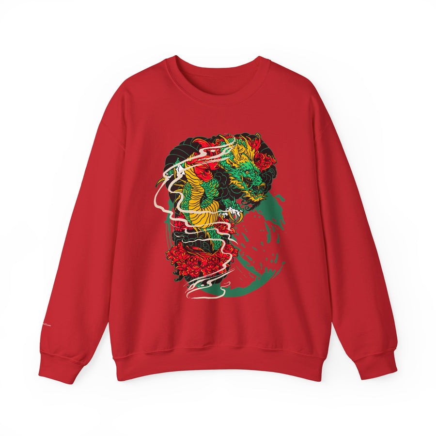 Vibrant Unisex Crewneck Sweatshirt with Unique Artwork, Cozy Gift for Art Lovers, Statement Apparel, Ideal for Casual Wear, Unisex Sweater