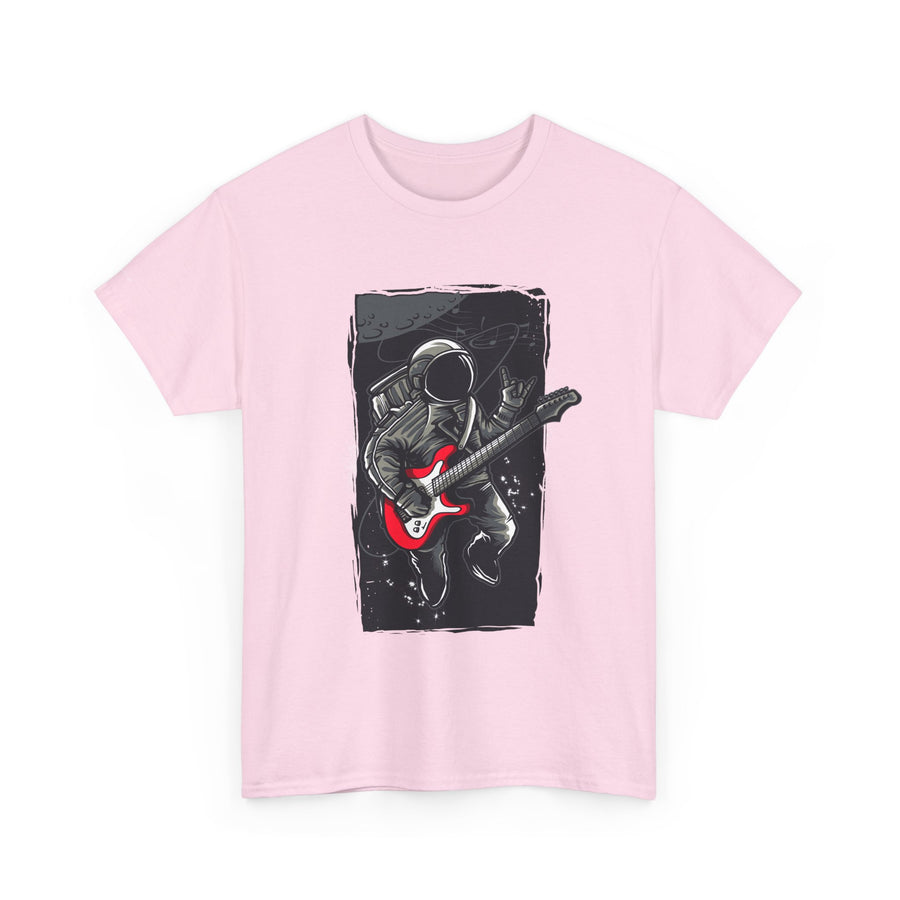 Astronaut Guitarist Unisex Tee, Cool Music Shirt, Space Lover Gift, Concert Apparel, Casual Outfit, Unique Graphic Tee