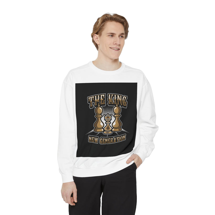 King of the Game Sweatshirt, Unisex Chess Apparel, Gift for Game Lovers, Casual Streetwear, New Generation Style