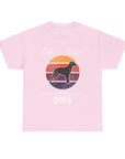 Retro Dog Lover Tee, Unisex Cotton T-Shirt, Gift for Dog Owners, Vintage Style Pet Apparel, Outdoor Adventure Shirt